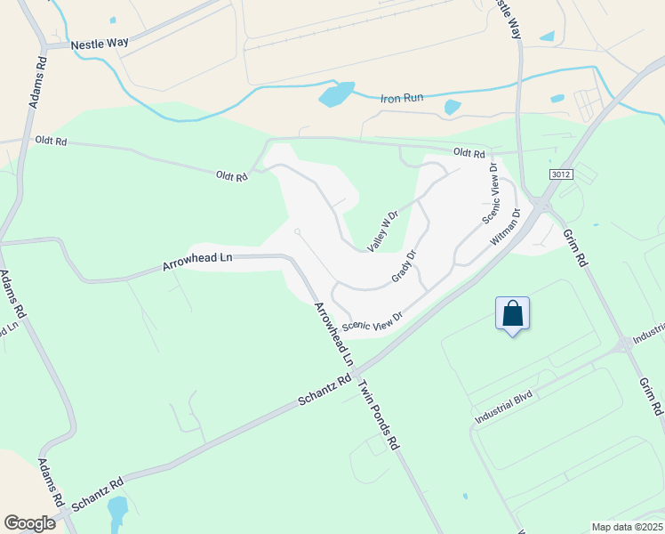 map of restaurants, bars, coffee shops, grocery stores, and more near 8905 Grady Drive in Breinigsville