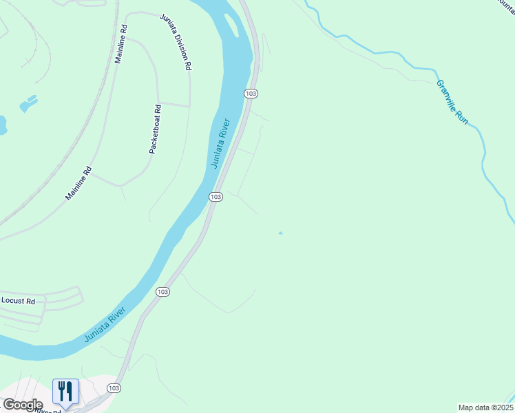 map of restaurants, bars, coffee shops, grocery stores, and more near 73 Brannon Lane in Lewistown