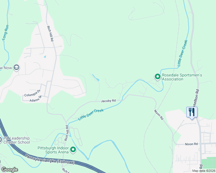 map of restaurants, bars, coffee shops, grocery stores, and more near 23 Spring Hill Lane in Cheswick