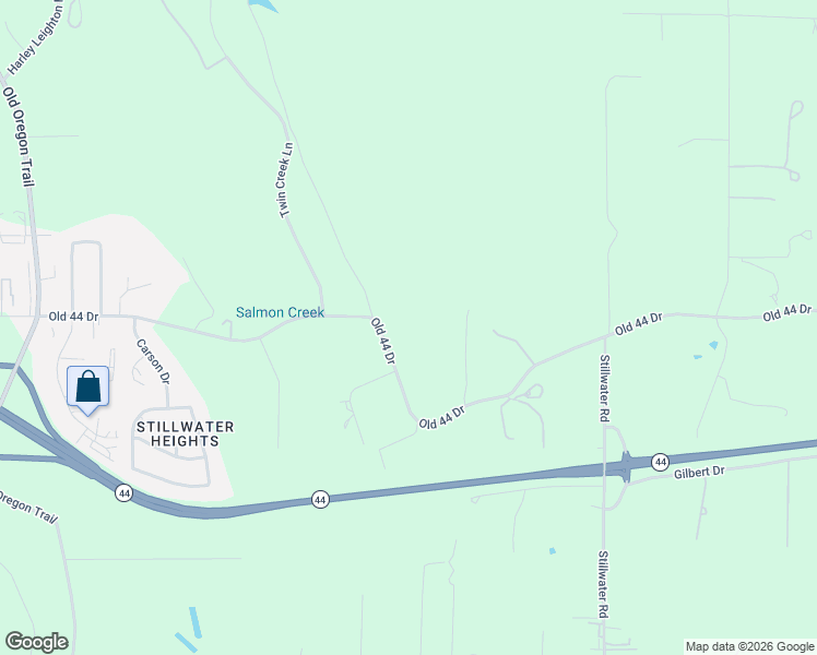 map of restaurants, bars, coffee shops, grocery stores, and more near 20728 Old 44 Drive in Redding