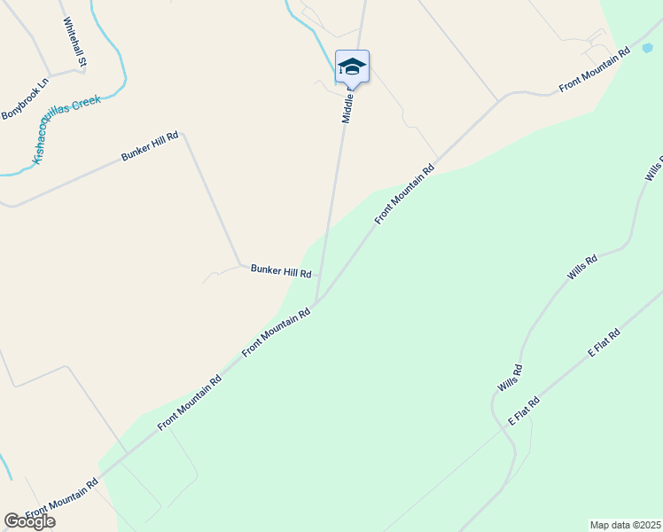 map of restaurants, bars, coffee shops, grocery stores, and more near 2649 Front Mountain Road in Belleville