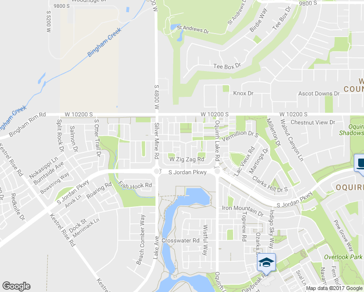 map of restaurants, bars, coffee shops, grocery stores, and more near 10312 Rubicon Road in South Jordan