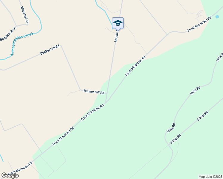 map of restaurants, bars, coffee shops, grocery stores, and more near 2649 Front Mountain Road in Belleville