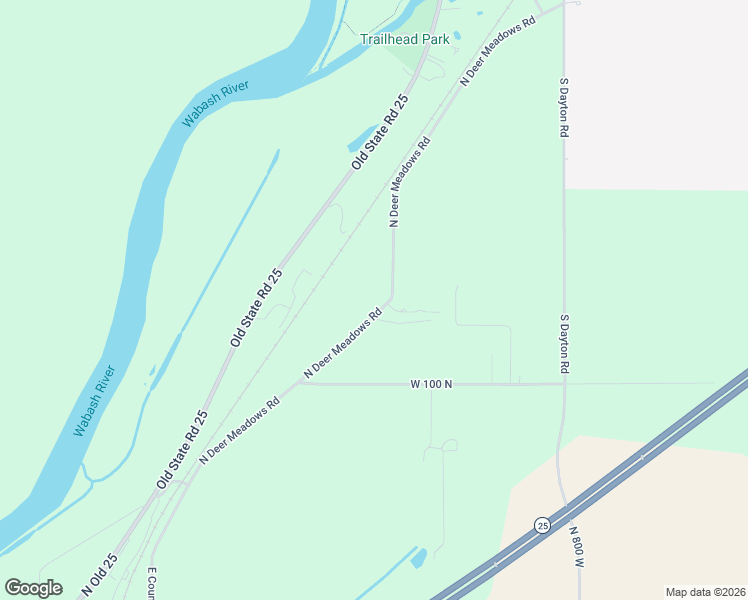 map of restaurants, bars, coffee shops, grocery stores, and more near 1220 North Deer Meadows Road in Delphi