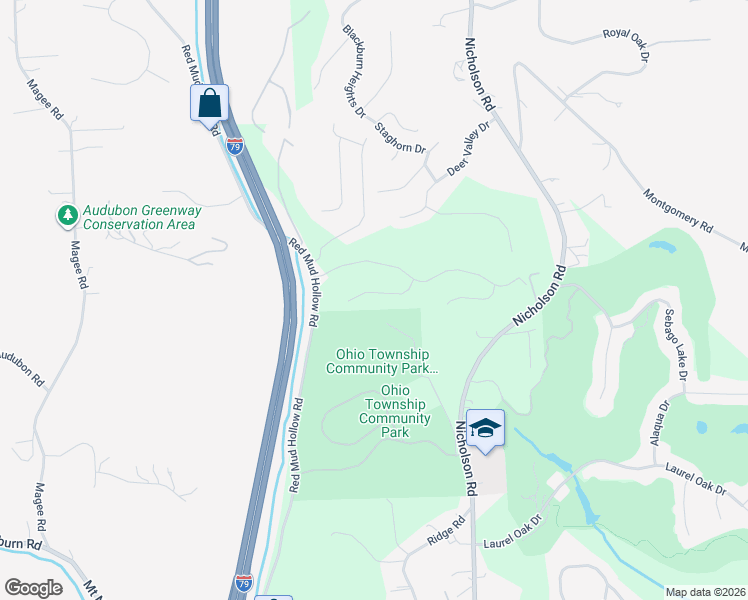 map of restaurants, bars, coffee shops, grocery stores, and more near 325 Nicholson Road in Sewickley