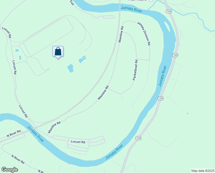 map of restaurants, bars, coffee shops, grocery stores, and more near 412 Mainline Road in Lewistown