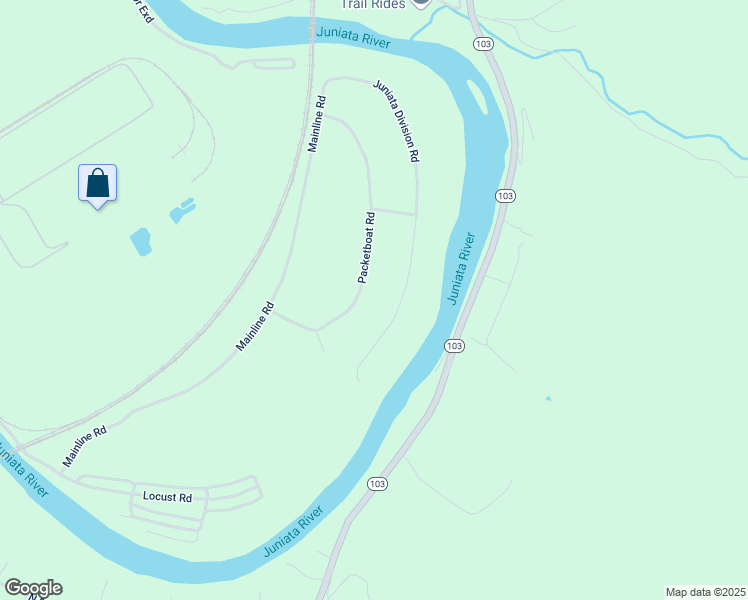 map of restaurants, bars, coffee shops, grocery stores, and more near 140 Packetboat Road in Lewistown