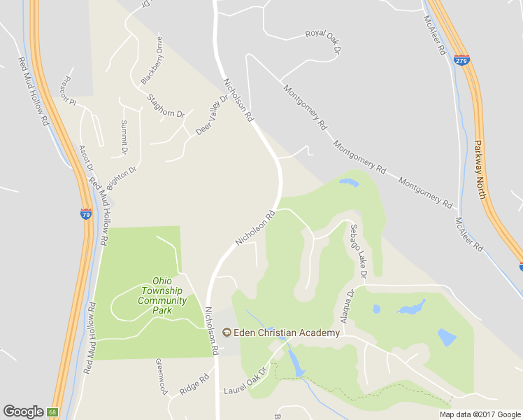 map of restaurants, bars, coffee shops, grocery stores, and more near 525 Nicholson Rd in Sewickley