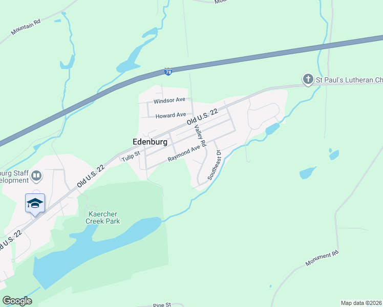 map of restaurants, bars, coffee shops, grocery stores, and more near 520 Raymond Avenue in Hamburg