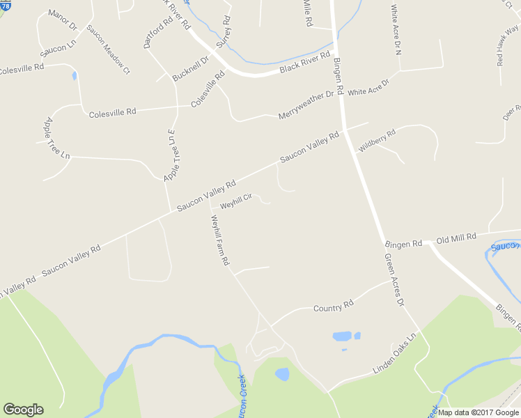 map of restaurants, bars, coffee shops, grocery stores, and more near 1592 Weyhill Circle in Bethlehem