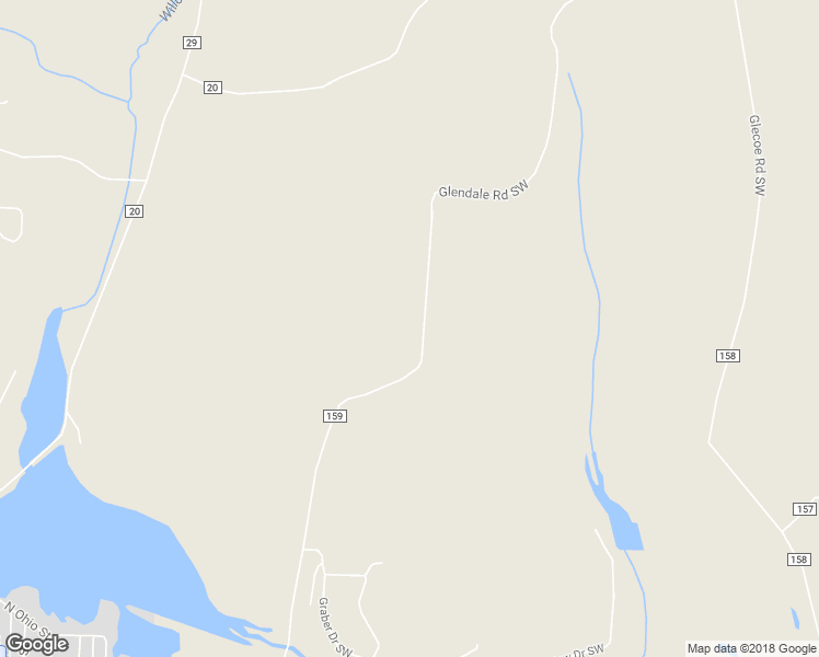 map of restaurants, bars, coffee shops, grocery stores, and more near 291 Glendale Road Southwest in Dellroy
