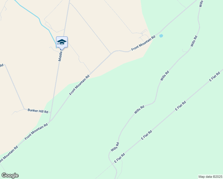 map of restaurants, bars, coffee shops, grocery stores, and more near 2828 Front Mountain Road in Belleville