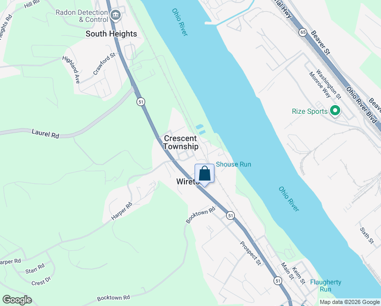 map of restaurants, bars, coffee shops, grocery stores, and more near 1276 Hindmarch Street in Glenwillard