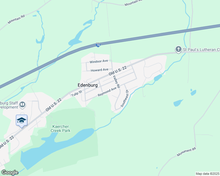 map of restaurants, bars, coffee shops, grocery stores, and more near 520 Raymond Ave in Hamburg