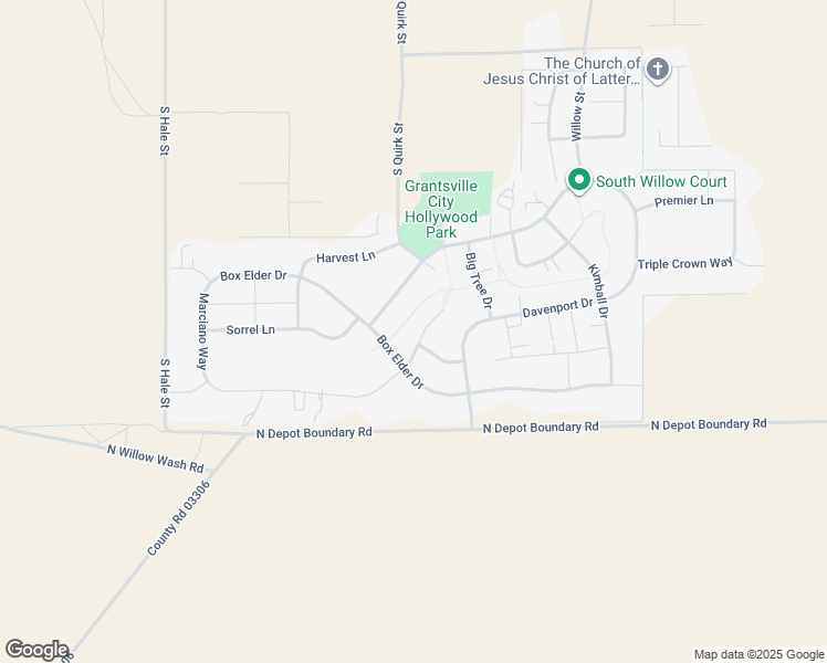 map of restaurants, bars, coffee shops, grocery stores, and more near 1148 Alexander Court in Grantsville