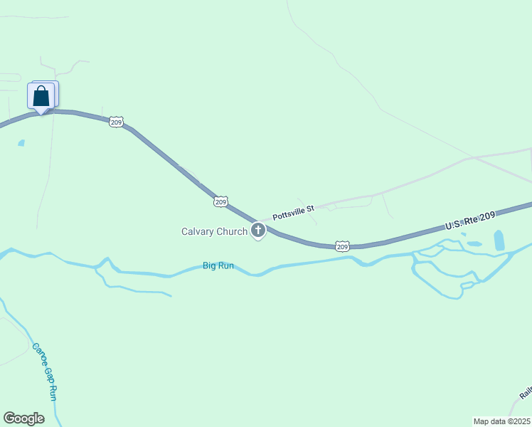 map of restaurants, bars, coffee shops, grocery stores, and more near 1182 Pottsville Street in Lykens