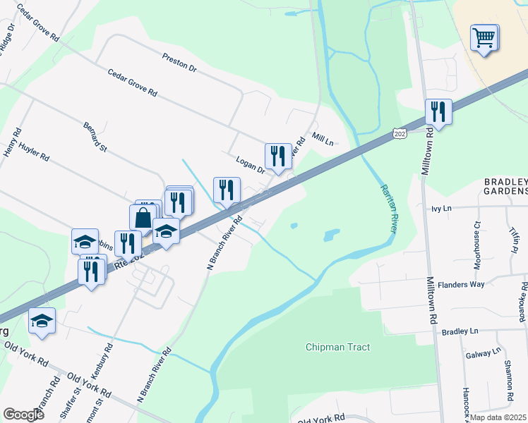 Branchburg NJ Walk Score