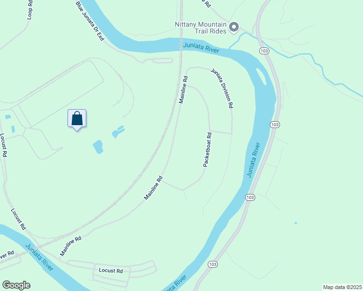 map of restaurants, bars, coffee shops, grocery stores, and more near 412 Mainline Road in Lewistown