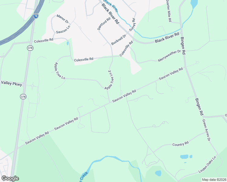 map of restaurants, bars, coffee shops, grocery stores, and more near 1809 Apple Tree Lane in Bethlehem