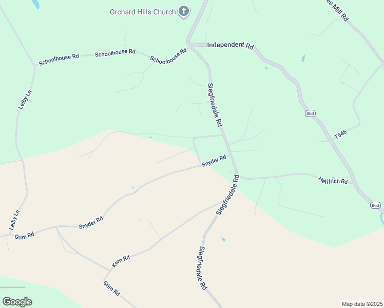 map of restaurants, bars, coffee shops, grocery stores, and more near 1632 Ashley Court in Kutztown