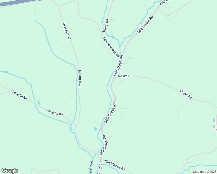 map of restaurants, bars, coffee shops, grocery stores, and more near 183 Mill Creek Road in Kutztown