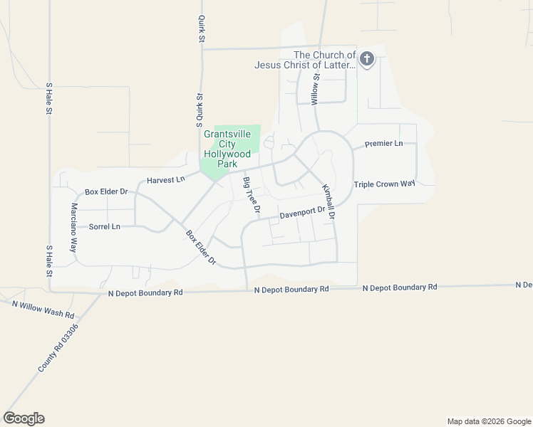 map of restaurants, bars, coffee shops, grocery stores, and more near 1101 Big Tree Drive in Grantsville