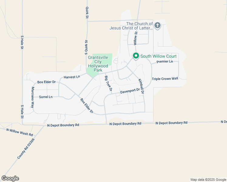 map of restaurants, bars, coffee shops, grocery stores, and more near 1101 Big Tree Drive in Grantsville