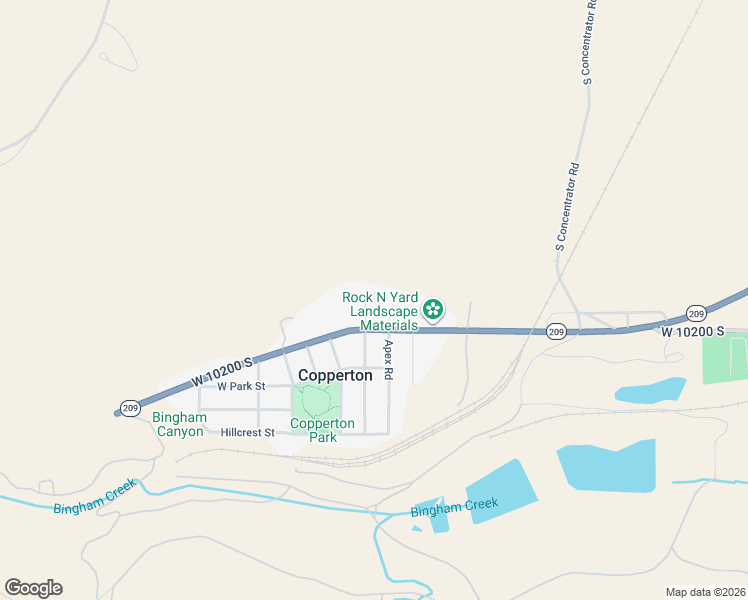 map of restaurants, bars, coffee shops, grocery stores, and more near 8597 West Solstice View Drive in Copperton