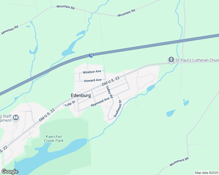map of restaurants, bars, coffee shops, grocery stores, and more near 2903 Old U.S. 22 in Hamburg