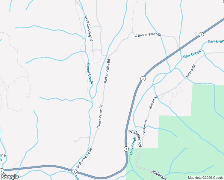 map of restaurants, bars, coffee shops, grocery stores, and more near Barker Valley Road in Hayfork