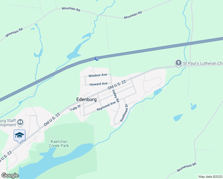 map of restaurants, bars, coffee shops, grocery stores, and more near 2903 Old U.S. 22 in Hamburg