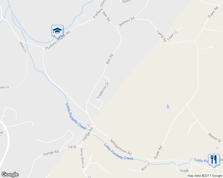 map of restaurants, bars, coffee shops, grocery stores, and more near 320 Frederick Drive in New Kensington