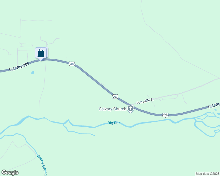 map of restaurants, bars, coffee shops, grocery stores, and more near 6207 U.S. Route 209 in Lykens