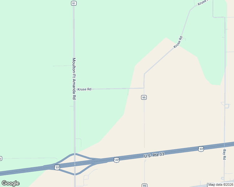 map of restaurants, bars, coffee shops, grocery stores, and more near 08304 Kruse Road in Wapakoneta