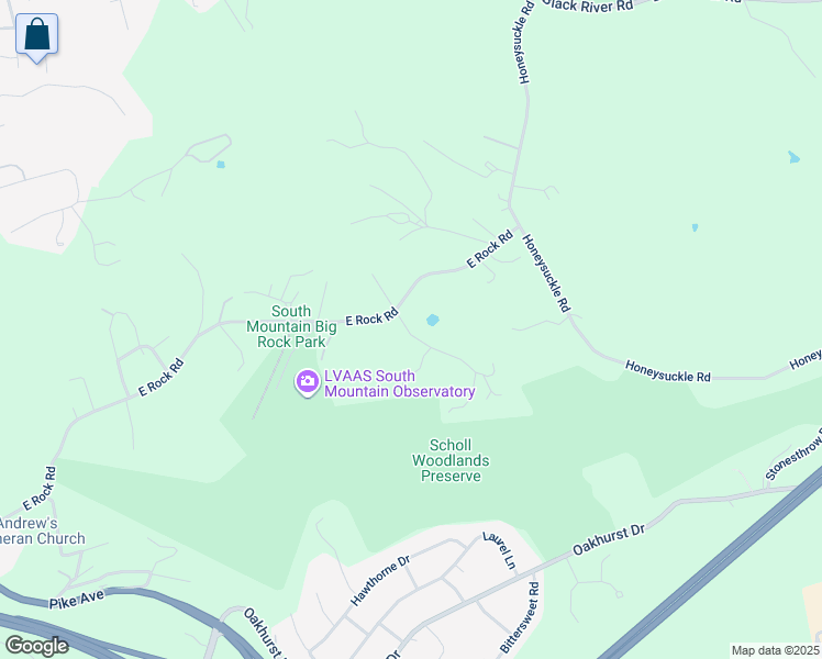 map of restaurants, bars, coffee shops, grocery stores, and more near 2930 Fern Lane in Allentown