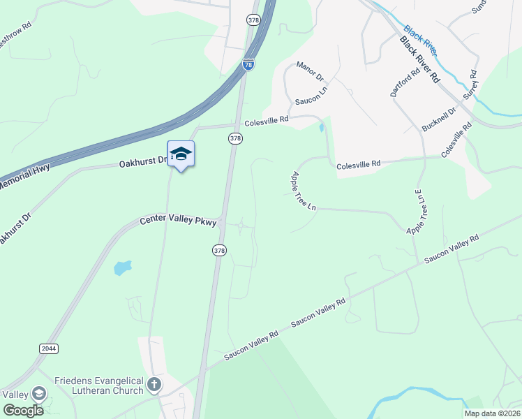map of restaurants, bars, coffee shops, grocery stores, and more near 1735 Cortland Lane in Bethlehem