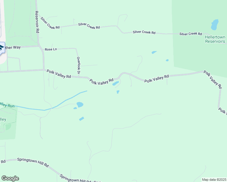 map of restaurants, bars, coffee shops, grocery stores, and more near 2274 Polk Valley Road in Hellertown