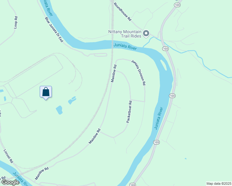 map of restaurants, bars, coffee shops, grocery stores, and more near 470 Mainline Road in Lewistown