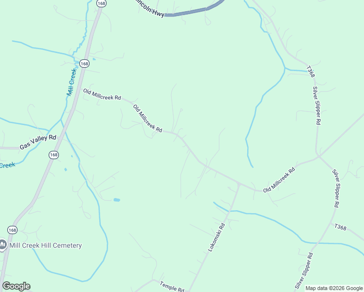 map of restaurants, bars, coffee shops, grocery stores, and more near 739 Old Millcreek Road in Hookstown