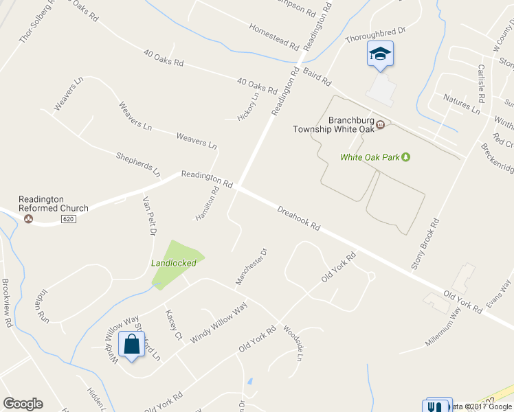 map of restaurants, bars, coffee shops, grocery stores, and more near 53 Dreahook Road in Somerville