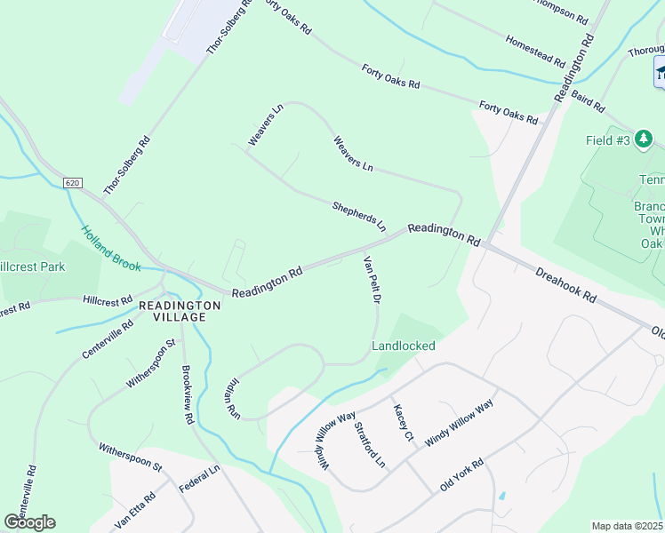 map of restaurants, bars, coffee shops, grocery stores, and more near 137 Readington Road in Readington Township