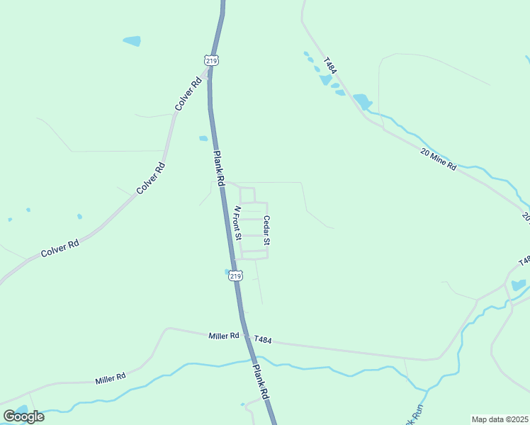 map of restaurants, bars, coffee shops, grocery stores, and more near 116-120 Walnut St in Carrolltown