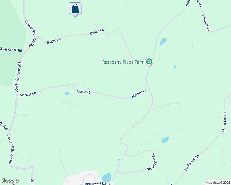 map of restaurants, bars, coffee shops, grocery stores, and more near 3275 Martins Lane in Hellertown
