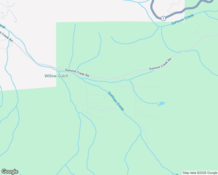 map of restaurants, bars, coffee shops, grocery stores, and more near 1780 Summit Creek Road in Hayfork