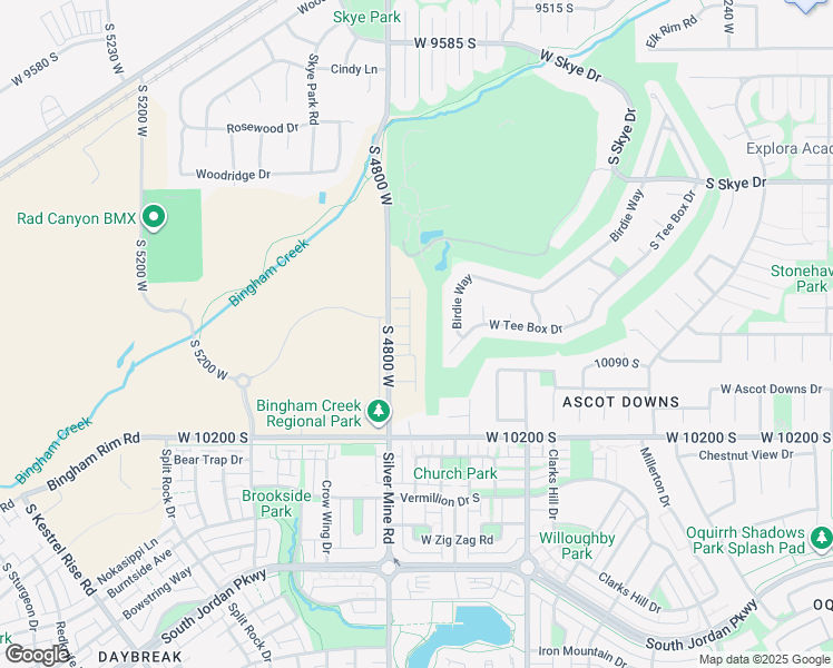 map of restaurants, bars, coffee shops, grocery stores, and more near 10043 Snead Lane in South Jordan