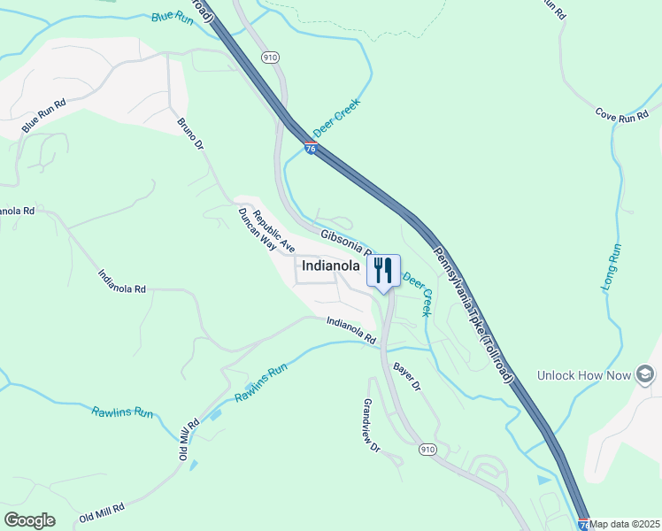 map of restaurants, bars, coffee shops, grocery stores, and more near in Indianola