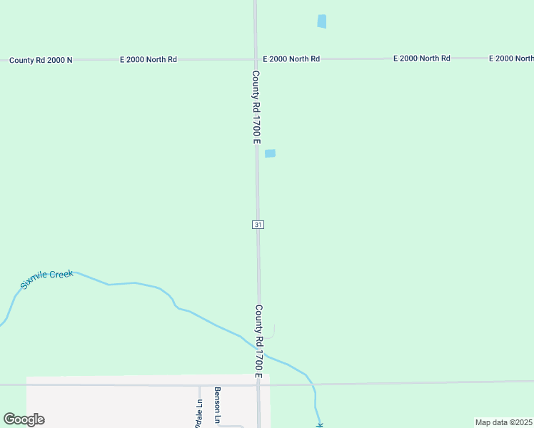 map of restaurants, bars, coffee shops, grocery stores, and more near 19525 County Road 1700 East in Towanda