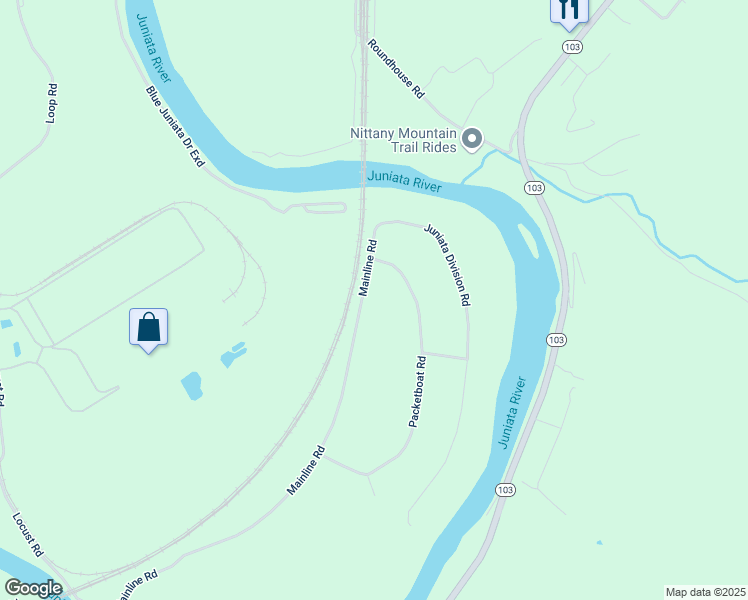 map of restaurants, bars, coffee shops, grocery stores, and more near 508 Mainline Road in Lewistown