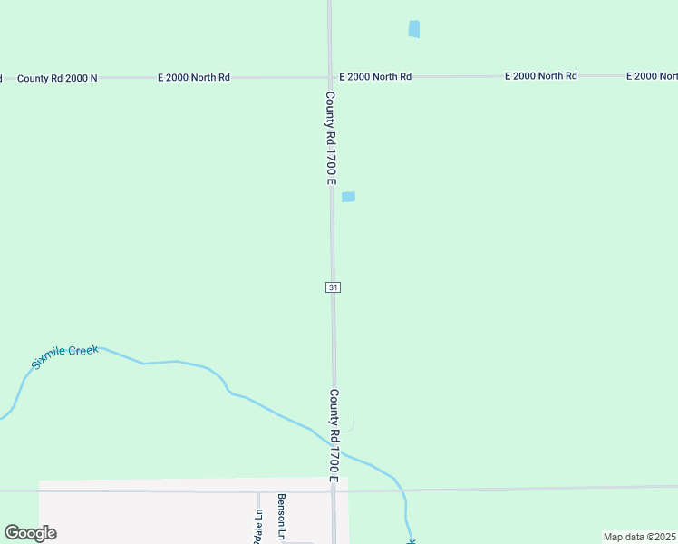 map of restaurants, bars, coffee shops, grocery stores, and more near 19525 County Road 1700 East in Towanda