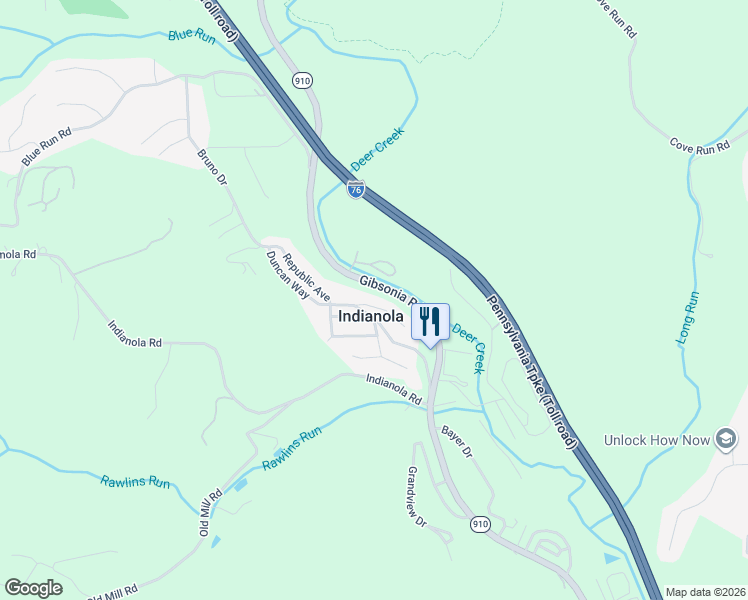 map of restaurants, bars, coffee shops, grocery stores, and more near in Indianola